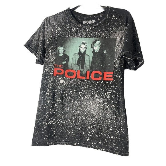 Unbranded Tops - The Police Paint Splatter New Wave Rock Music Rare T Shirt  S